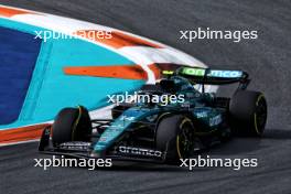 Fernando Alonso (ESP) Aston Martin F1 Team AMR24. 03.05.2024. Formula 1 World Championship, Rd 6, Miami Grand Prix, Miami, Florida, USA, Sprint Qualifying Day.