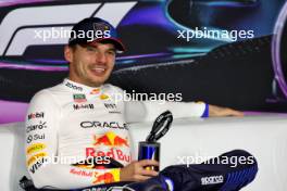 Max Verstappen (NLD) Red Bull Racing in the post race FIA Press Conference. 05.05.2024. Formula 1 World Championship, Rd 6, Miami Grand Prix, Miami, Florida, USA, Race Day.