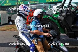 Logan Sargeant (USA) Williams Racing crashed out of the race. 05.05.2024. Formula 1 World Championship, Rd 6, Miami Grand Prix, Miami, Florida, USA, Race Day.