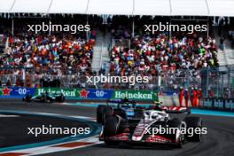 Nico Hulkenberg (GER) Haas VF-24. 05.05.2024. Formula 1 World Championship, Rd 6, Miami Grand Prix, Miami, Florida, USA, Race Day.