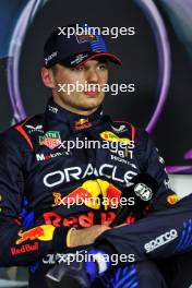 Max Verstappen (NLD) Red Bull Racing, in the post qualifying FIA Press Conference. 04.05.2024. Formula 1 World Championship, Rd 6, Miami Grand Prix, Miami, Florida, USA, Sprint and Qualifying Day.
