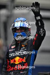 Winner Max Verstappen (NLD) Red Bull Racing celebrates in Sprint parc ferme. 04.05.2024. Formula 1 World Championship, Rd 6, Miami Grand Prix, Miami, Florida, USA, Sprint and Qualifying Day.