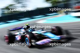 Pierre Gasly (FRA) Alpine F1 Team A524. 04.05.2024. Formula 1 World Championship, Rd 6, Miami Grand Prix, Miami, Florida, USA, Sprint and Qualifying Day.