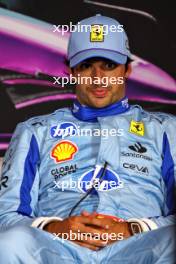Carlos Sainz Jr (ESP) Ferrari, in the post qualifying FIA Press Conference. 04.05.2024. Formula 1 World Championship, Rd 6, Miami Grand Prix, Miami, Florida, USA, Sprint and Qualifying Day.
