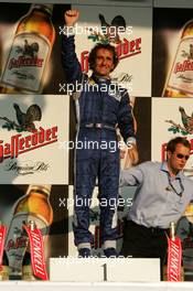 16.07.2005 Nürnberg, Germany,  Podium, Alain Prost (FRA) (1st) - DTM 2005 Race of the Legends at Norisring (Deutsche Tourenwagen Masters)