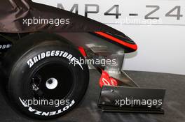 16.01.2009 Woking, England,  Detail of the new MP4-24 - McLaren Mercedes, MP4-24