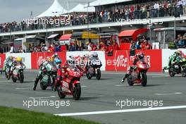 17.-19.07.2008 Oberlungwitz, Germany, Sachsenring, 125ccm, RACE, GRID - MotoGP World Championship, Rd. 9, Alice German Grand Prix