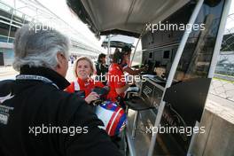 03-04.10.2009 Monza, Italy,  Maria de Villota, Atletico de Madrid  - Superleague Formula Championship, Rd 05
