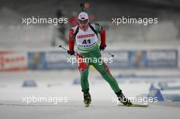 02.12.2010, Oestersund, Sweden (SWE): Evgeny Abramenko (BLR), Fischer, Rottefella, Leki - IBU world cup biathlon, individual men, Oestersund (SWE). www.xpb.cc. © Manzoni/xpb.cc. Every downloaded picture is fee-liable.