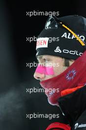 02.12.2010, Oestersund, Sweden (SWE): Simon Hallenbarter (SUI), Madshus, Rottefella, KV+, ODLO - IBU world cup biathlon, individual men, Oestersund (SWE). www.xpb.cc. © Manzoni/xpb.cc. Every downloaded picture is fee-liable.