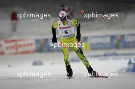 02.12.2010, Oestersund, Sweden (SWE): Dusan Simocko (SVK), Atomic, Salomon, Leki - IBU world cup biathlon, individual men, Oestersund (SWE). www.xpb.cc. © Manzoni/xpb.cc. Every downloaded picture is fee-liable.