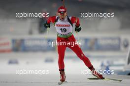 02.12.2010, Oestersund, Sweden (SWE): Krasimir Anev (BUL), Fischer, Rottefella, Alpina, Leki - IBU world cup biathlon, individual men, Oestersund (SWE). www.xpb.cc. © Manzoni/xpb.cc. Every downloaded picture is fee-liable.