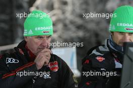 01.12.2010, Oestersund, Sweden (SWE): Fritz Fischer (GER), coach Team Germany - IBU world cup biathlon, individual women, Oestersund (SWE). www.xpb.cc. © Manzoni/xpb.cc. Every downloaded picture is fee-liable.