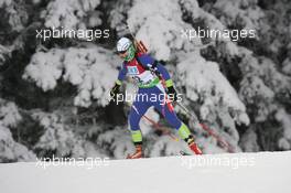 05.12.2010, Oestersund, Sweden (SWE): Andreja Mali (SLO), Fischer, Rottefella, Alpina, Leki - IBU world cup biathlon, pursuit women, Oestersund (SWE). www.xpb.cc. © Manzoni/xpb.cc. Every downloaded picture is fee-liable.