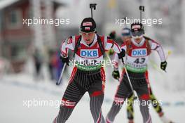 05.12.2010, Oestersund, Sweden (SWE): Magdalena Gwizdon (POL), Fischer, Salomon, Swix - IBU world cup biathlon, pursuit women, Oestersund (SWE). www.xpb.cc. © Manzoni/xpb.cc. Every downloaded picture is fee-liable.