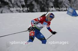 05.12.2010, Oestersund, Sweden (SWE): Svetlana Sleptsova (RUS), Fischer, Rottefella, Alpina, Swix, adidas - IBU world cup biathlon, pursuit women, Oestersund (SWE). www.xpb.cc. © Manzoni/xpb.cc. Every downloaded picture is fee-liable.