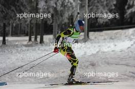 04.12.2010, Oestersund, Sweden (SWE): Lois Habert (FRA), Salomon, Swix, OneWay - IBU world cup biathlon, sprint men, Oestersund (SWE). www.xpb.cc. © Manzoni/xpb.cc. Every downloaded picture is fee-liable.