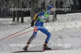 04.12.2010, Oestersund, Sweden (SWE): Mattias Jr. Nilsson (SWE), Rossignol, Rottefella, Leki, adidas - IBU world cup biathlon, sprint men, Oestersund (SWE). www.xpb.cc. © Manzoni/xpb.cc. Every downloaded picture is fee-liable.