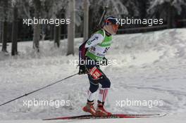 04.12.2010, Oestersund, Sweden (SWE): Jeremy Teela (USA), Madshus, Rottefella, Alpina, Exel, adidas - IBU world cup biathlon, sprint men, Oestersund (SWE). www.xpb.cc. © Manzoni/xpb.cc. Every downloaded picture is fee-liable.