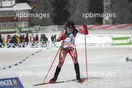 03.12.2010, Oestersund, Sweden (SWE): Zina Kocher (CAN), Atomic, Leki, Odlo - IBU world cup biathlon, sprint women, Oestersund (SWE). www.xpb.cc. © Manzoni/xpb.cc. Every downloaded picture is fee-liable.
