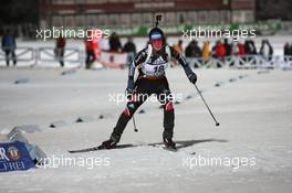 03.12.2010, Oestersund, Sweden (SWE): Kathrin Hitzer (GER), Madshus, Rottefella, Leki, adidas - IBU world cup biathlon, sprint women, Oestersund (SWE). www.xpb.cc. © Manzoni/xpb.cc. Every downloaded picture is fee-liable.