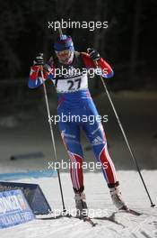03.12.2010, Oestersund, Sweden (SWE): Iana Romanova (RUS), Madshus, Rottefella, adidas - IBU world cup biathlon, sprint women, Oestersund (SWE). www.xpb.cc. © Manzoni/xpb.cc. Every downloaded picture is fee-liable.