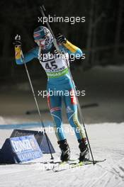 03.12.2010, Oestersund, Sweden (SWE): Vita Semerenko (UKR), Fischer, Salomon, Swix - IBU world cup biathlon, sprint women, Oestersund (SWE). www.xpb.cc. © Manzoni/xpb.cc. Every downloaded picture is fee-liable.