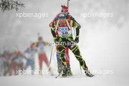 11.12.2010, Hochfilzen, Austria (AUT): Martin Fourcade (FRA), Rossignol, Rottefella, Odlo - IBU world cup biathlon, pursuit men, Hochfilzen (AUT). www.xpb.cc. © Manzoni/xpb.cc. Every downloaded picture is fee-liable.
