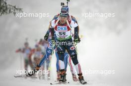 11.12.2010, Hochfilzen, Austria (AUT): Lowell Bailey (USA), Rossignol, Rottefella, One Way - IBU world cup biathlon, pursuit men, Hochfilzen (AUT). www.xpb.cc. © Manzoni/xpb.cc. Every downloaded picture is fee-liable.