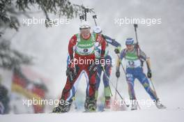 12.12.2010, Hochfilzen, Austria (AUT): Tora Berger (NOR), Fischer, Rottefella, Odlo - IBU world cup biathlon, pursuit women, Hochfilzen (AUT). www.xpb.cc. © Manzoni/xpb.cc. Every downloaded picture is fee-liable.