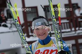 12.12.2010, Hochfilzen, Austria (AUT): Kaisa Maekaeraeinen (FIN), Fischer, Rottefella, Leki, Odlo - IBU world cup biathlon, pursuit women, Hochfilzen (AUT). www.xpb.cc. © Manzoni/xpb.cc. Every downloaded picture is fee-liable.