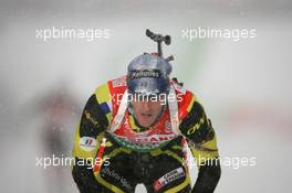 12.12.2010, Hochfilzen, Austria (AUT): Vincent Jay (FRA), Fischer, Rottefella, OneWay - IBU world cup biathlon, relay men, Hochfilzen (AUT). www.xpb.cc. © Manzoni/xpb.cc. Every downloaded picture is fee-liable.