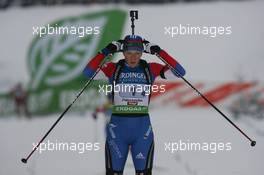 11.12.2010, Hochfilzen, Austria (AUT): Olga Zaitseva (RUS), Madshus, Rottefella, Alpina, Swix, adidas - IBU world cup biathlon, relay women, Hochfilzen (AUT). www.xpb.cc. © Manzoni/xpb.cc. Every downloaded picture is fee-liable.