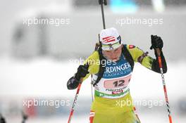 11.12.2010, Hochfilzen, Austria (AUT): Anastasiya Kuzmina (SVK), Fischer, Salomon, Exel - IBU world cup biathlon, relay women, Hochfilzen (AUT). www.xpb.cc. © Manzoni/xpb.cc. Every downloaded picture is fee-liable.