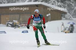 11.12.2010, Hochfilzen, Austria (AUT): Liudmila Kalinchik (BLR), Fischer, Rottefella - IBU world cup biathlon, relay women, Hochfilzen (AUT). www.xpb.cc. © Manzoni/xpb.cc. Every downloaded picture is fee-liable.