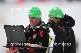 10.12.2010, Hochfilzen, Austria (AUT): Fritz Fischer (GER), coach Team Germany - IBU world cup biathlon, sprint men, Hochfilzen (AUT). www.xpb.cc. © Manzoni/xpb.cc. Every downloaded picture is fee-liable.