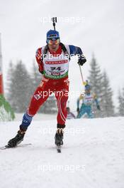 10.12.2010, Hochfilzen, Austria (AUT): Michal Slesingr (CZE), Rossignol, Rottefella, Leki - IBU world cup biathlon, sprint men, Hochfilzen (AUT). www.xpb.cc. © Manzoni/xpb.cc. Every downloaded picture is fee-liable.