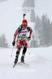 10.12.2010, Hochfilzen, Austria (AUT): Jean Philippe Leguellec (CAN), Rossignol, Rottefella, Exel - IBU world cup biathlon, sprint men, Hochfilzen (AUT). www.xpb.cc. © Manzoni/xpb.cc. Every downloaded picture is fee-liable.