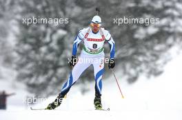 10.12.2010, Hochfilzen, Austria (AUT): Kauri Koiv (EST), Fischer, Rottefella, Leki - IBU world cup biathlon, sprint men, Hochfilzen (AUT). www.xpb.cc. © Manzoni/xpb.cc. Every downloaded picture is fee-liable.