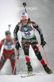 10.12.2010, Hochfilzen, Austria (AUT): Andrea Henkel (GER), Fischer, Rottefella, Exel, adidas, Toko - IBU world cup biathlon, sprint women, Hochfilzen (AUT). www.xpb.cc. © Manzoni/xpb.cc. Every downloaded picture is fee-liable.