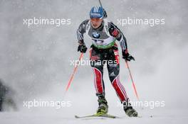 10.12.2010, Hochfilzen, Austria (AUT): Magdalena Neuner (GER), Fischer, Rottefella, Exel, adidas - IBU world cup biathlon, sprint women, Hochfilzen (AUT). www.xpb.cc. © Manzoni/xpb.cc. Every downloaded picture is fee-liable.
