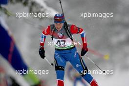 10.12.2010, Hochfilzen, Austria (AUT): Olga Zaitseva (RUS), Madshus, Rottefella, Alpina, Swix, adidas - IBU world cup biathlon, sprint women, Hochfilzen (AUT). www.xpb.cc. © Manzoni/xpb.cc. Every downloaded picture is fee-liable.