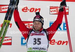 16.12.2010, Pokljuka, Slovenia (SLO): Daniel Mesotitsch (AUT), Fischer, Rottefella, Leki - IBU world cup biathlon, individual men, Pokljuka (SLO). www.xpb.cc. © Miko/xpb.cc. Every downloaded picture is fee-liable.