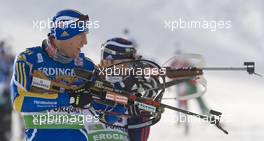 18.12.2010, Pokljuka, Slovenia (SLO): Bjoern Ferry (SWE), Fischer, Rottefella, Leki, adidas - IBU world cup biathlon, sprint men, Pokljuka (SLO). www.xpb.cc. © Miko/xpb.cc. Every downloaded picture is fee-liable.