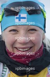 18.12.2010, Pokljuka, Slovenia (SLO): Kaisa Maekaeraeinen (FIN), Fischer, Rottefella, Leki, Odlo - IBU world cup biathlon, sprint women, Pokljuka (SLO). www.xpb.cc. © Miko/xpb.cc. Every downloaded picture is fee-liable.