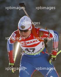18.12.2010, Pokljuka, Slovenia (SLO): Anna Bogaly-Titovets (RUS), Fischer, Rottefella, Alpina, OneWay, adidas - IBU world cup biathlon, sprint women, Pokljuka (SLO). www.xpb.cc. © Miko/xpb.cc. Every downloaded picture is fee-liable.