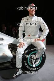 25.01.2010 Stuttgart, Germany,  CAR presentation with Michael Schumacher (GER, Mercedes GP Petronas F1 Team) - Mercedes GP Presentation