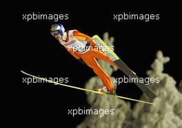 27.11.2010, Kuusamo, Finland (FIN): Adam Malysz (POL), Fischer  - FIS world cup ski jumping, team HS142, Kuusamo (FIN). www.xpb.cc. Â© Felgenhauer/xpb.cc/NordicFocus. Every downloaded picture is fee-liable.