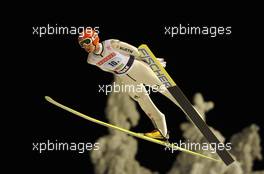 27.11.2010, Kuusamo, Finland (FIN): Michael Uhrmann (GER), Fischer  - FIS world cup ski jumping, team HS142, Kuusamo (FIN). www.xpb.cc. Â© Felgenhauer/xpb.cc/NordicFocus. Every downloaded picture is fee-liable.