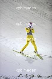 27.11.2010, Kuusamo, Finland (FIN): Severin Freund (GER), Fischer  - FIS world cup ski jumping, team HS142, Kuusamo (FIN). www.xpb.cc. Â© Felgenhauer/xpb.cc/NordicFocus. Every downloaded picture is fee-liable.
